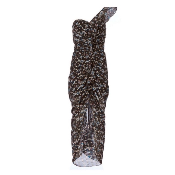 Veronica Beard Ruffian Ruched Dress - Picture 2 of 8